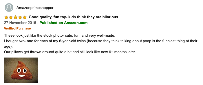 Poop emoji pillows - reviews